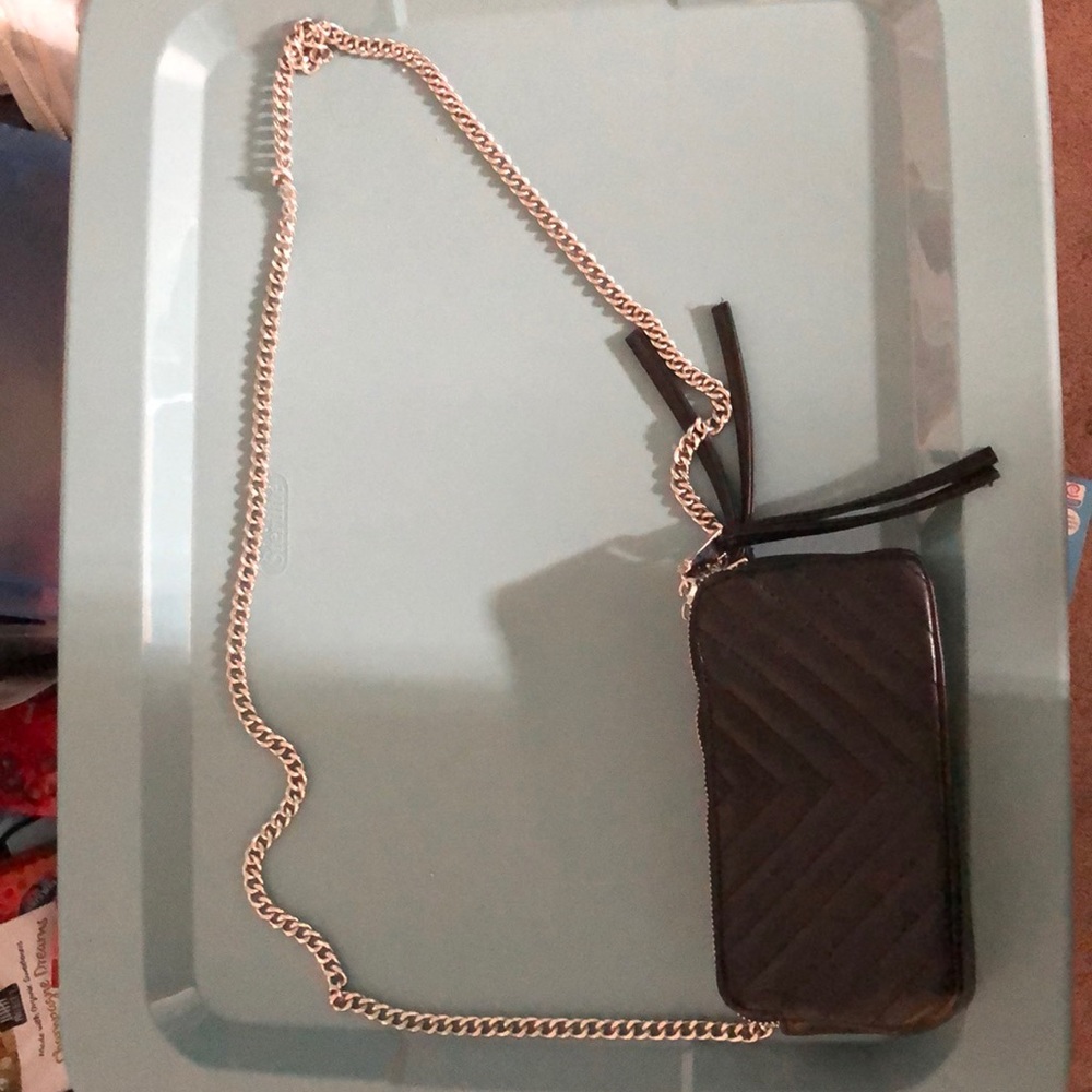 Black over the shoulder bag